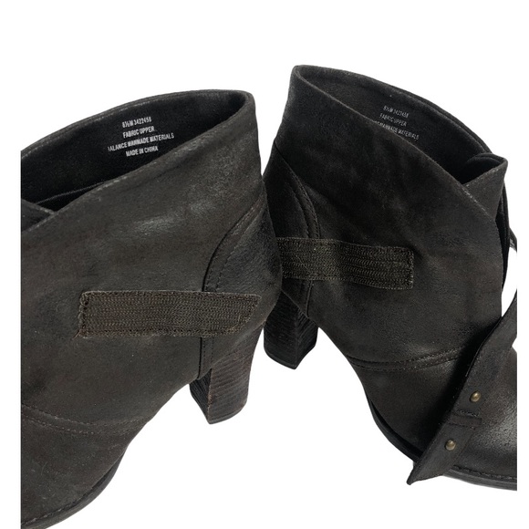 Crown Vintage Brown Ankle Boots Size 8.5 - Picture 6 of 10